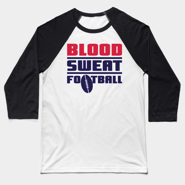 Blood Football Baseball T-Shirt by nektarinchen